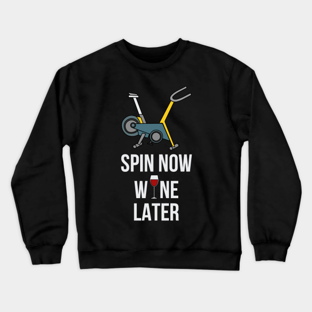 Funny Spinning Spinning Crewneck Sweatshirt TeePublic